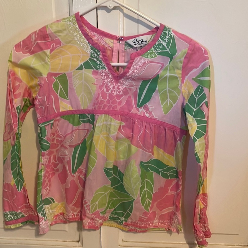 Lily Pulitzer multi color long sleeve top